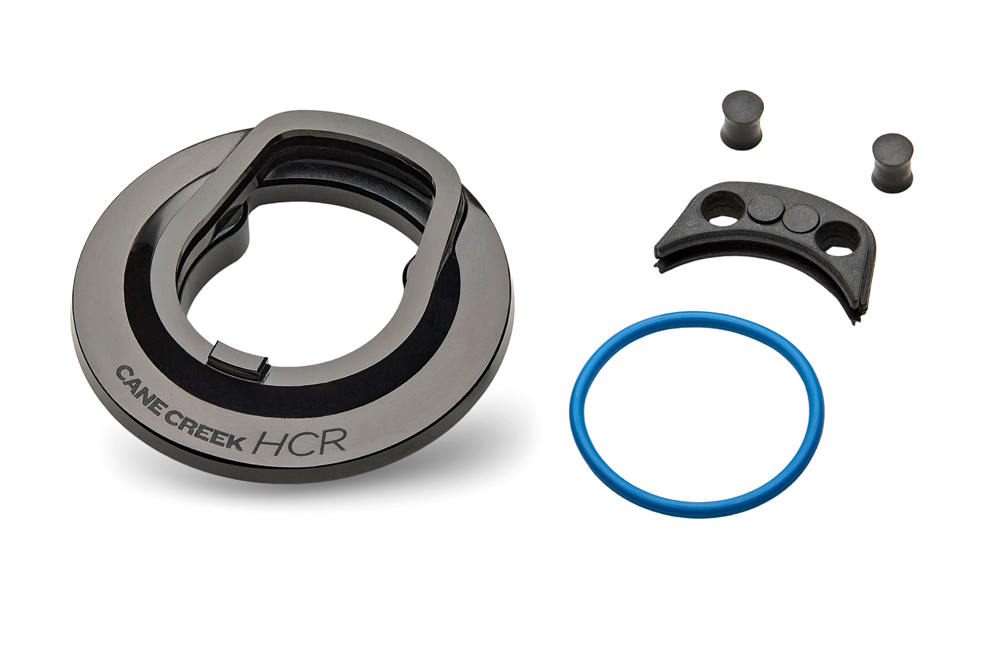 Cane Creek HCR tidy serviceable hidden cable routing headset stem and spacer system, sealing detail