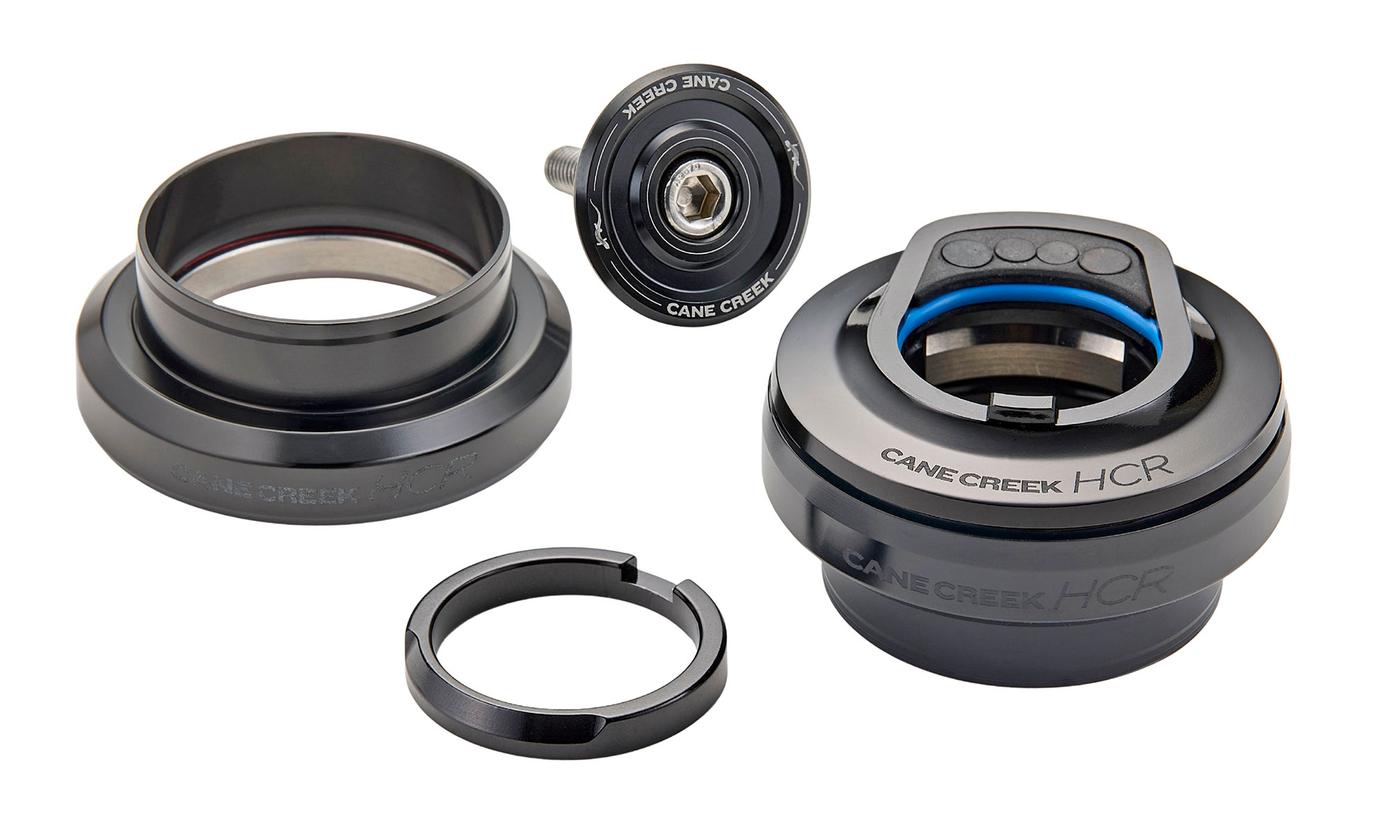 Cane Creek HCR tidy serviceable hidden cable routing headset stem and spacer system, 44mm headset