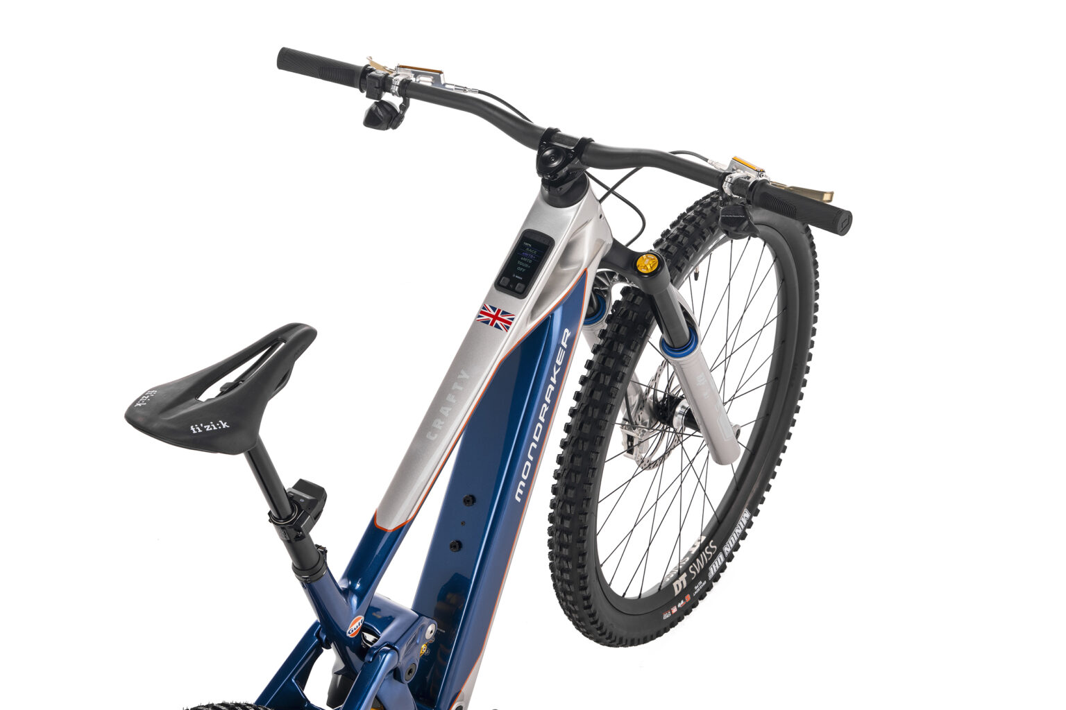 from the top looking down on the Mondraker Crafty Ultimate Gulf