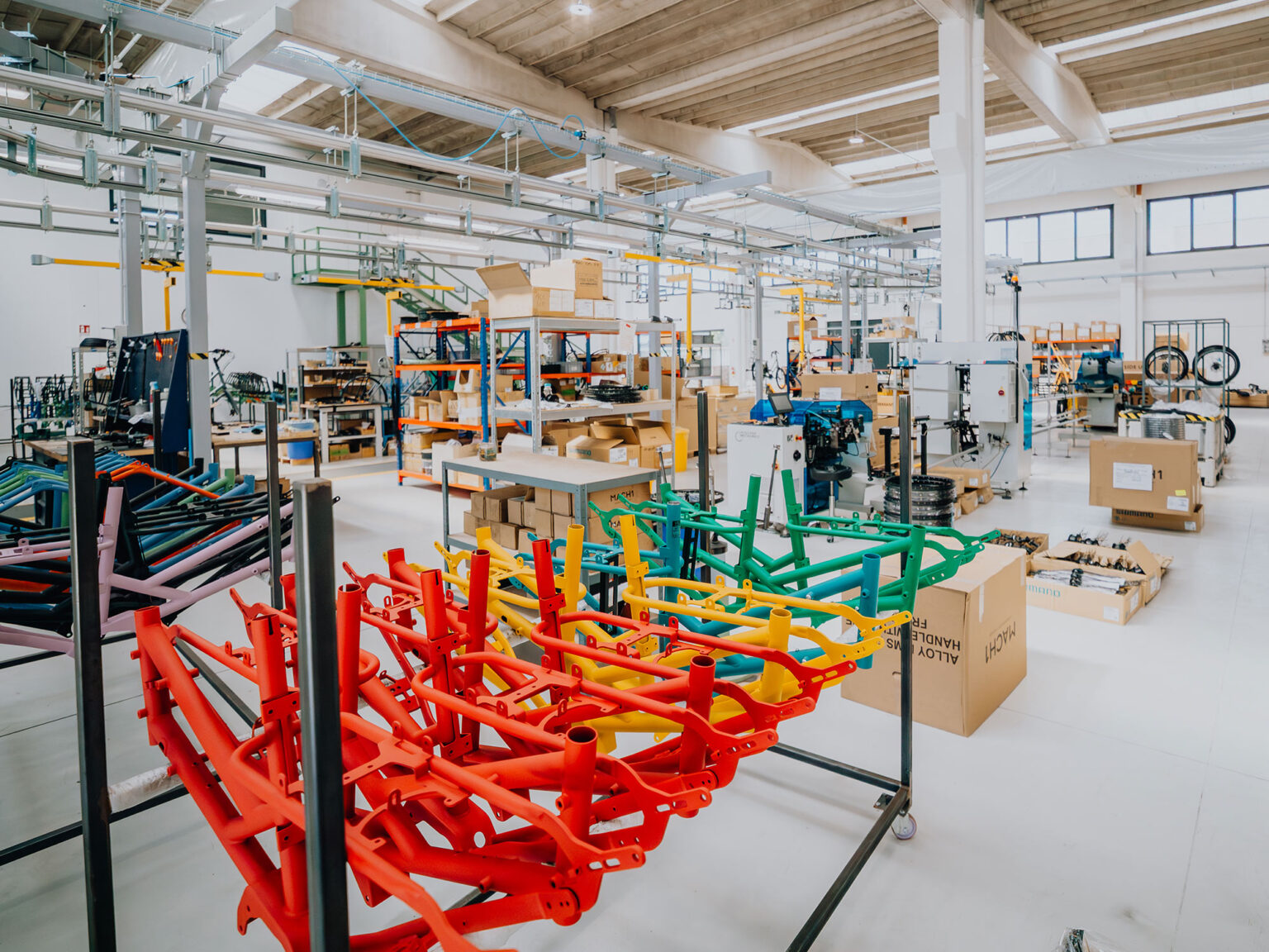 Veloe Italian cargo bike maker parent Velo-ce buys Van Nicholas titanium bikes, Milan, Italy frame factory