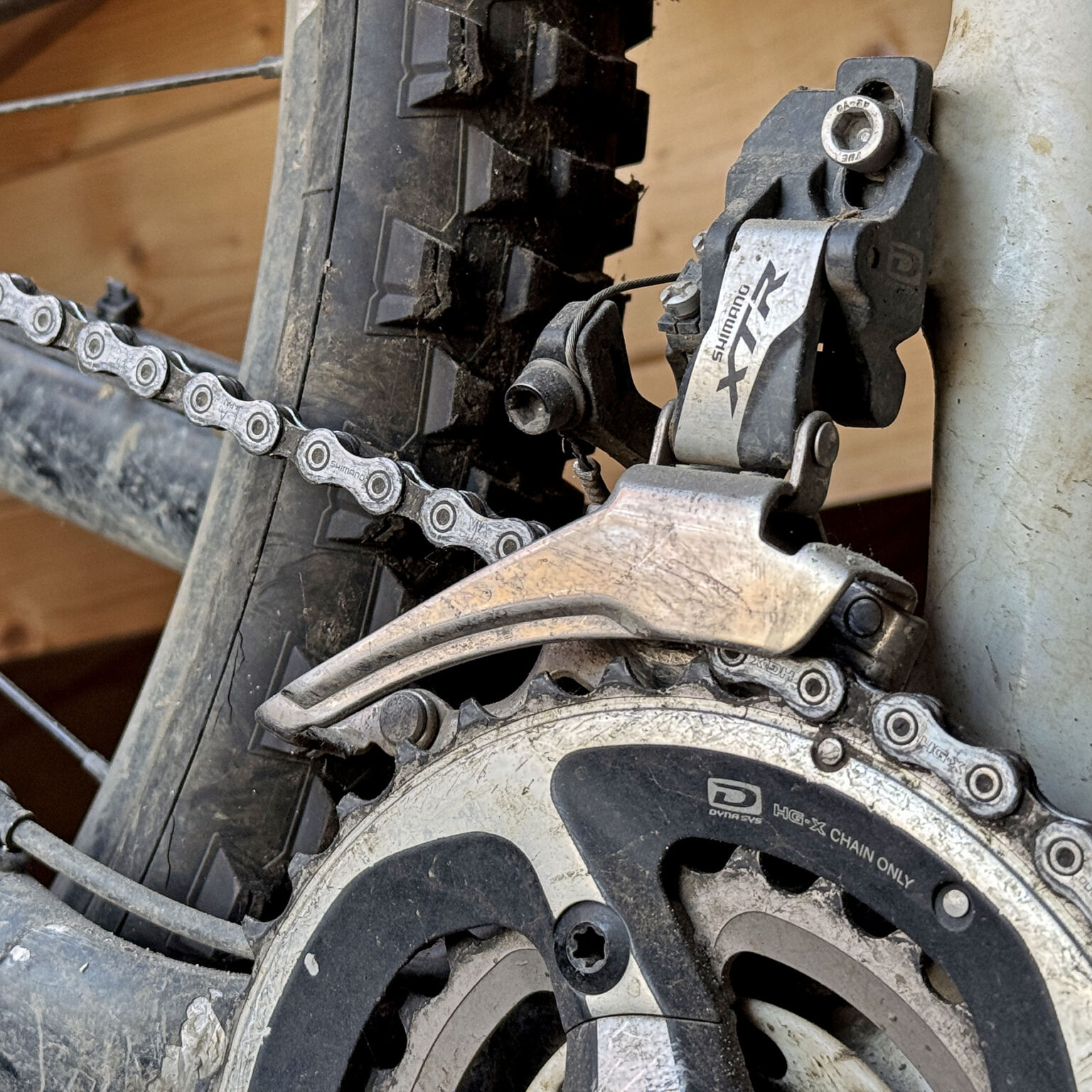 Shimano XTR M980 mechanical 2x front derailleur