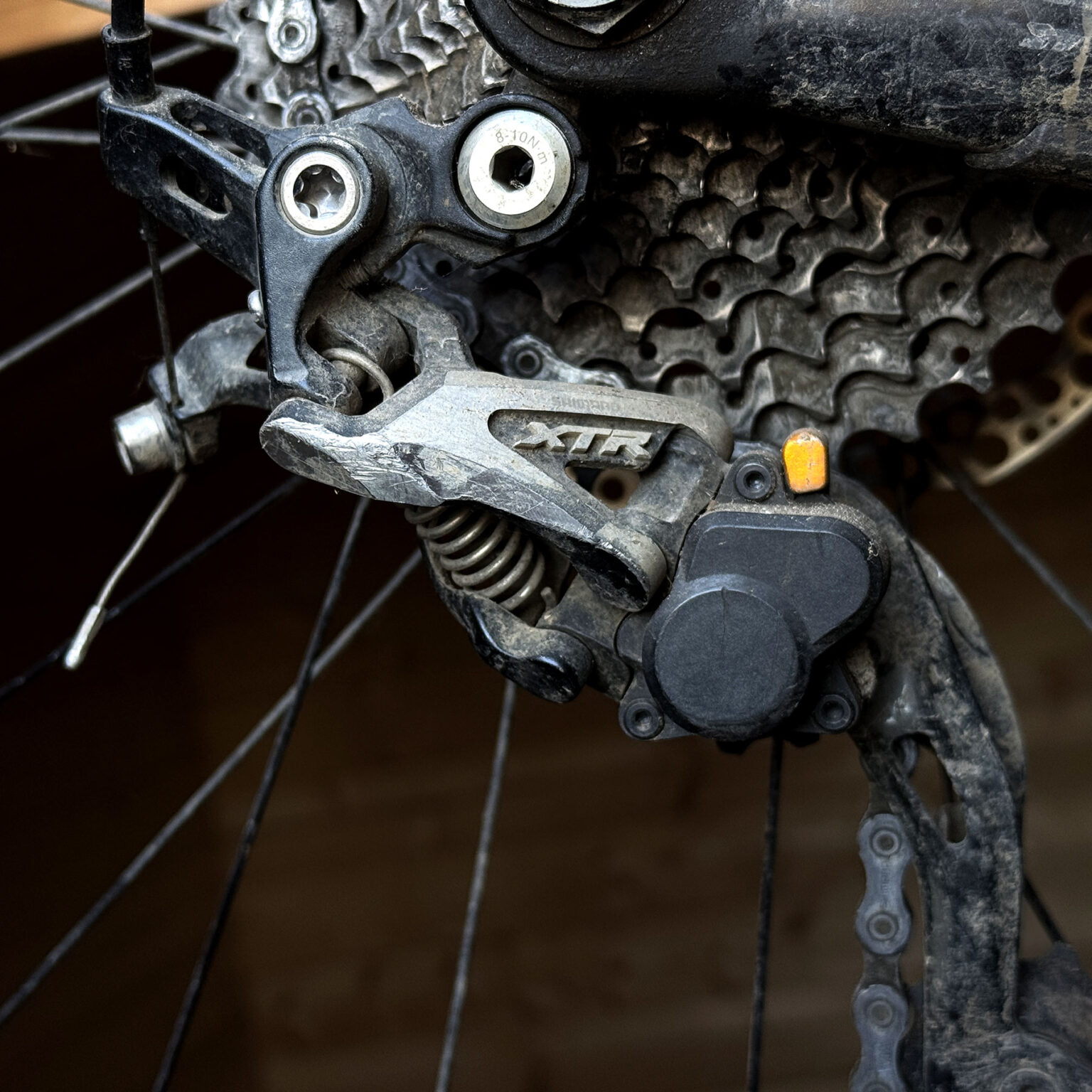 Shimano XTR M980 mechanical 10-speed rear derailleur