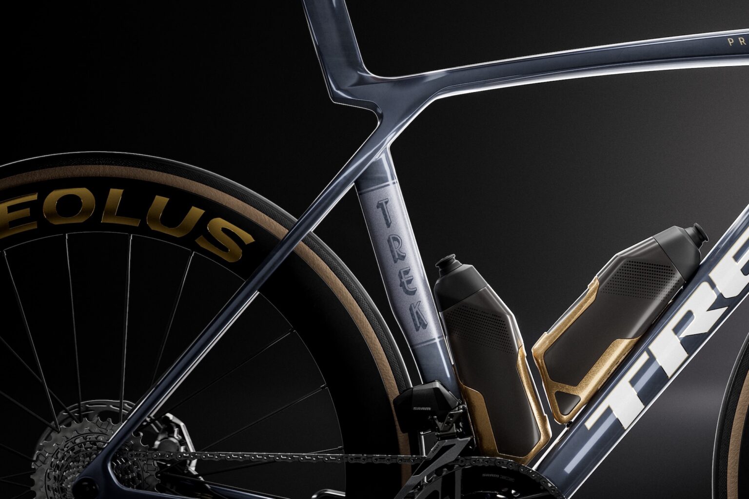 studio image of the No. 76 paint scheme with old school trek logo