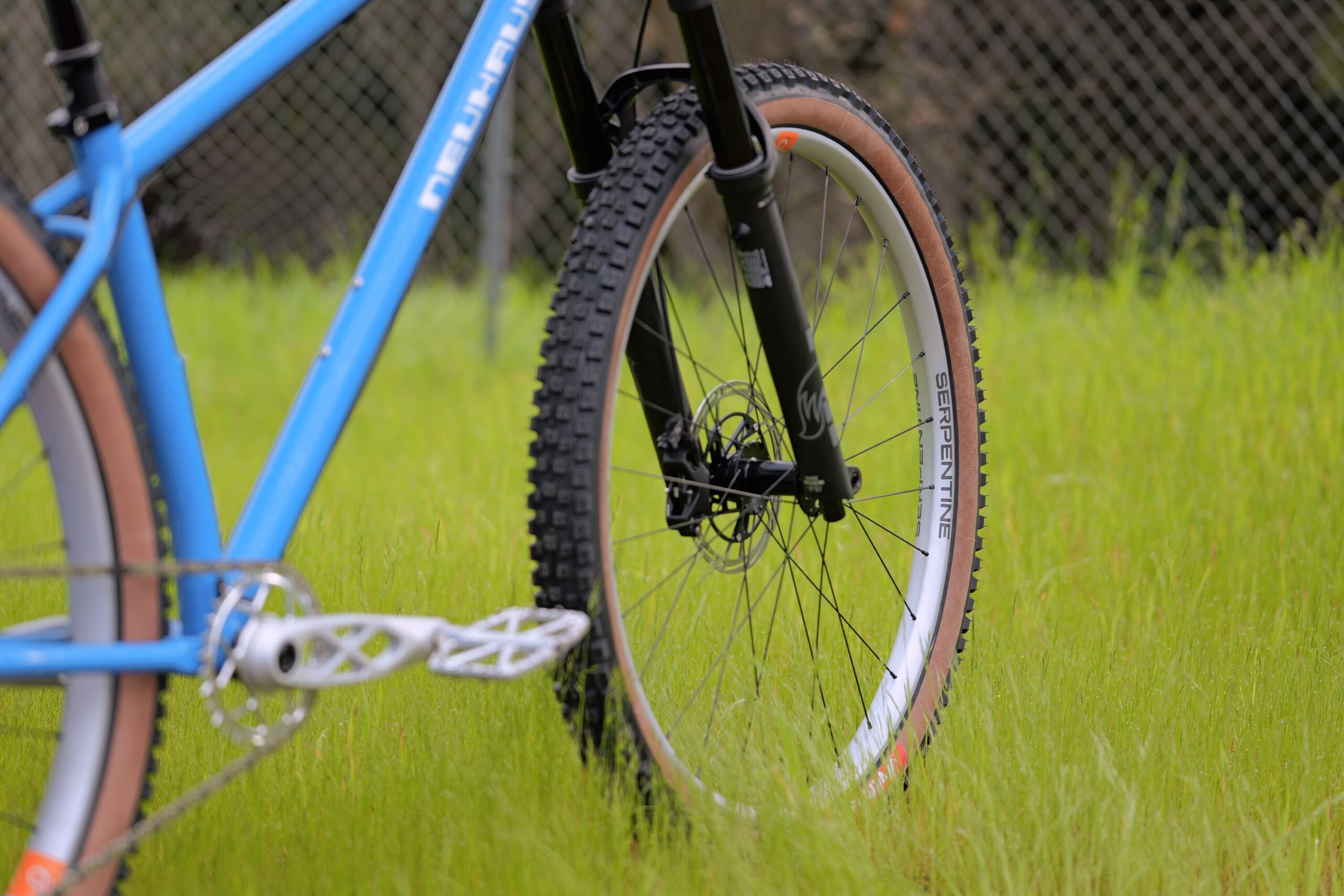 Astral Limited-Edition Matte Silver Serpentine Wheels hard tail