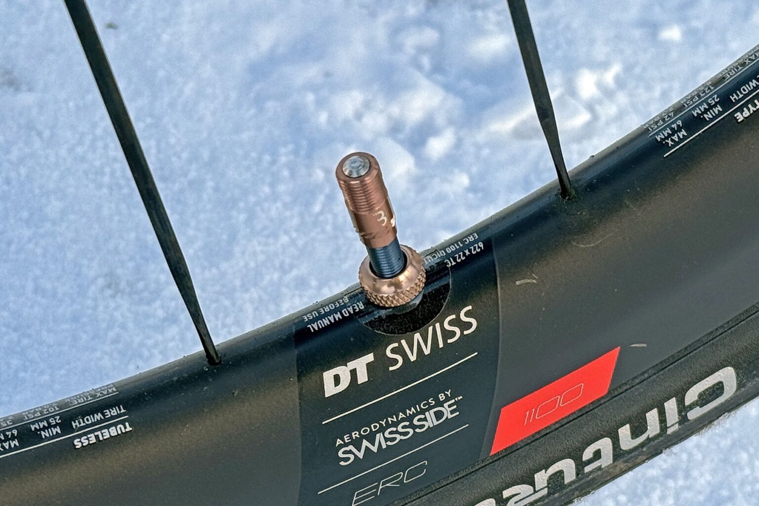 the BBB CoreCap istalled on a bike wheel