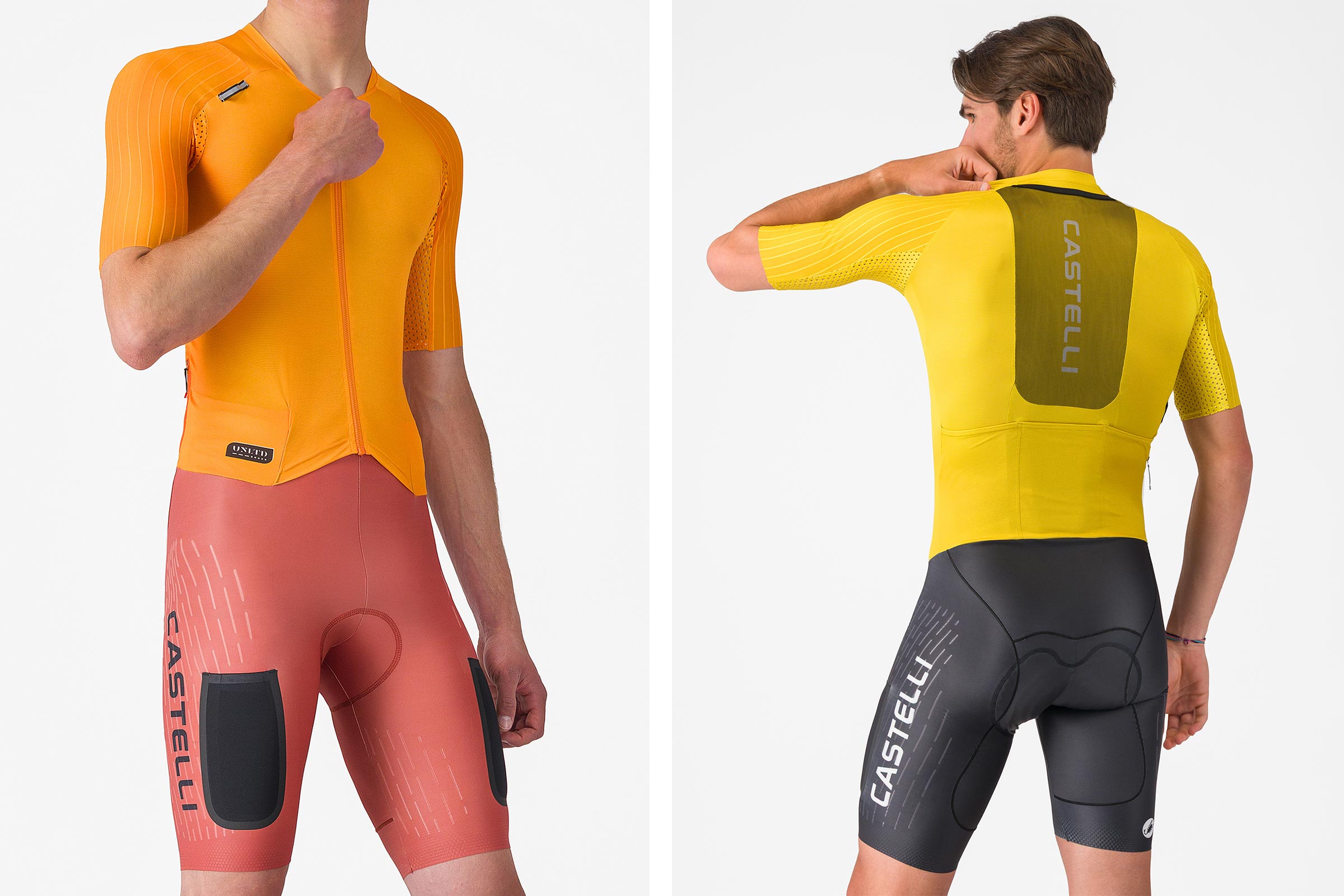 2026 Castelli Unlimited aerodynamic gravel racing Skinsuit, men's colors