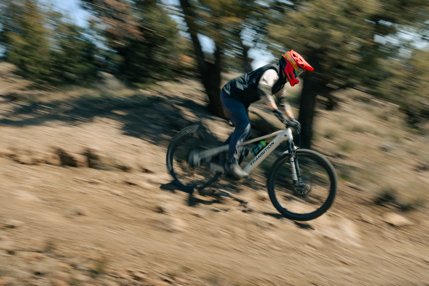 Travis riding e-bikes