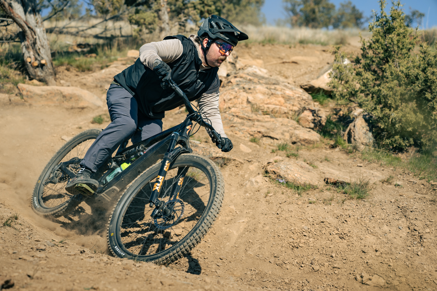 Travis riding e-bikes