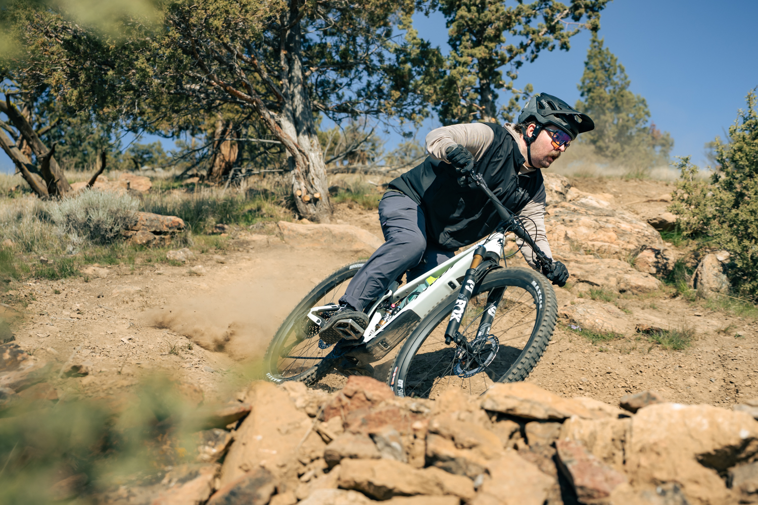 Travis riding e-bikes