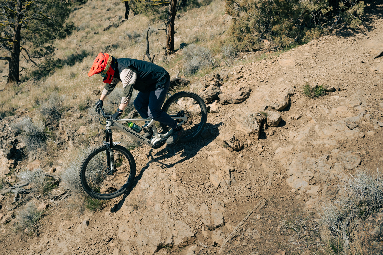 Travis riding e-bikes