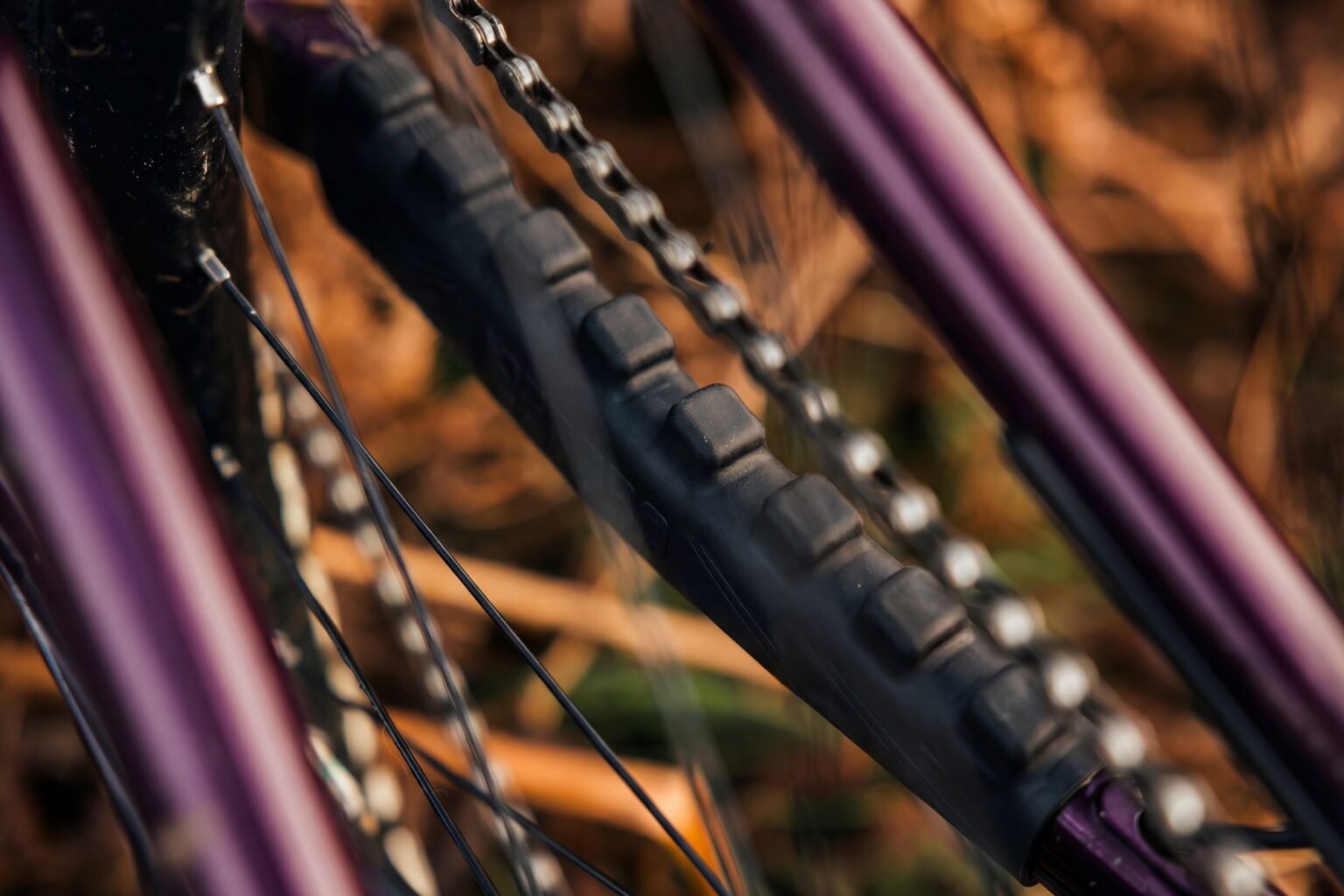 the dyedbro chainstay protector in black