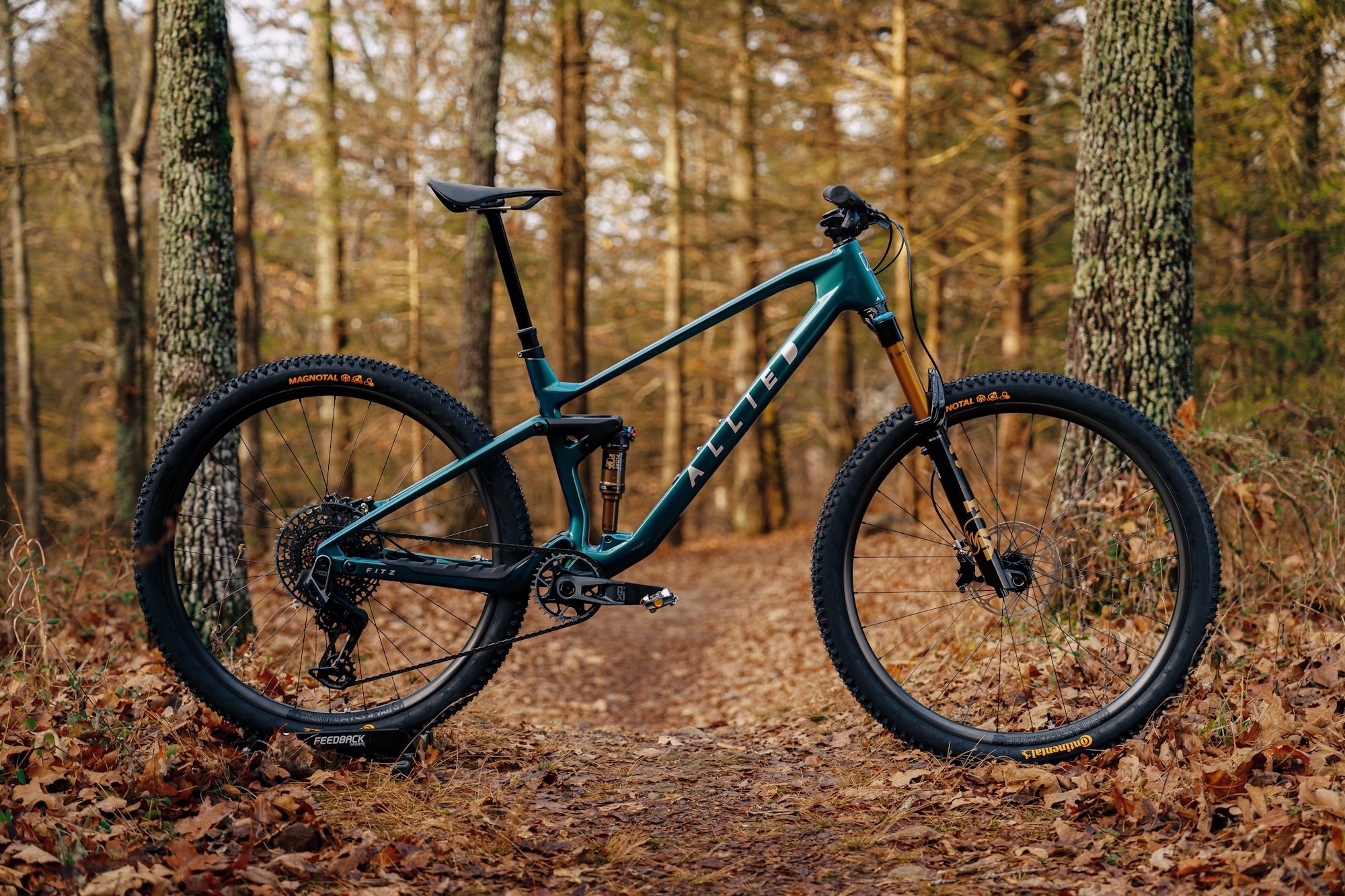 side profile of the Allied FITZ with the stock XO build and custom green paint