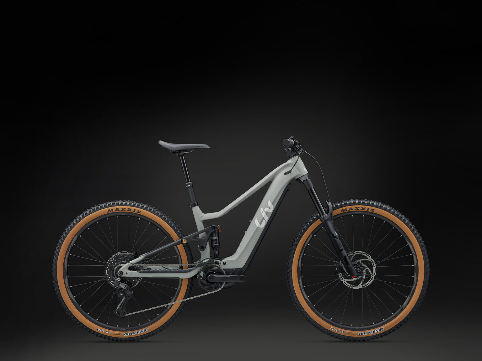 Liv Embolden E+ e-bike with 140mm of travel and 150mm fork