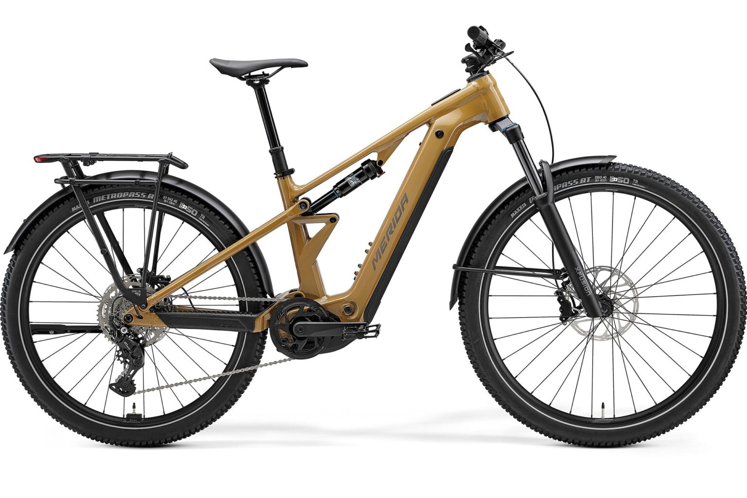 2026 affordable Merida Etmo alloy eMTB, full-powered by Bosch PX, 400 EQ