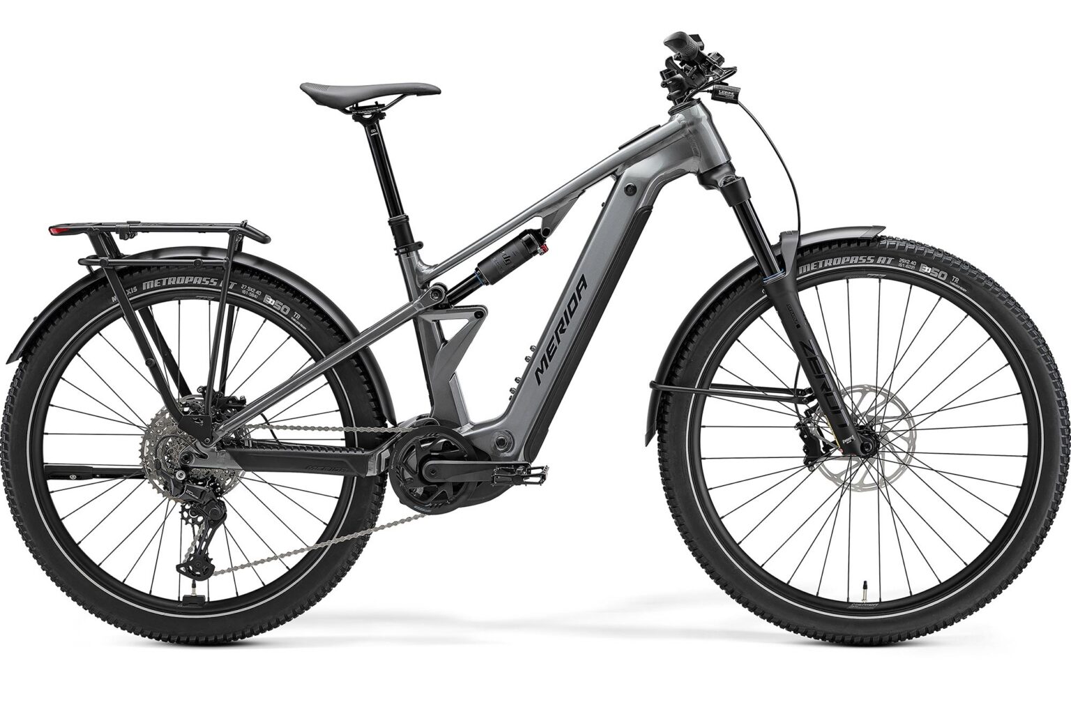 2026 affordable Merida Etmo alloy eMTB, full-powered by Bosch PX, 500 EQ