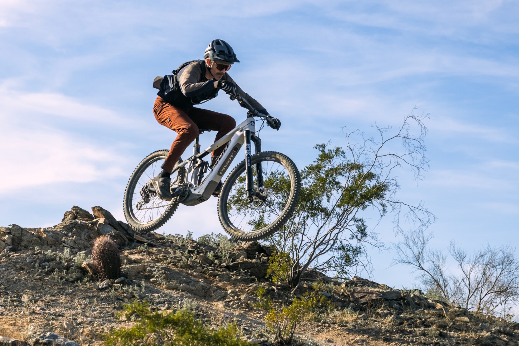 in the air while riding the Shuttle LT