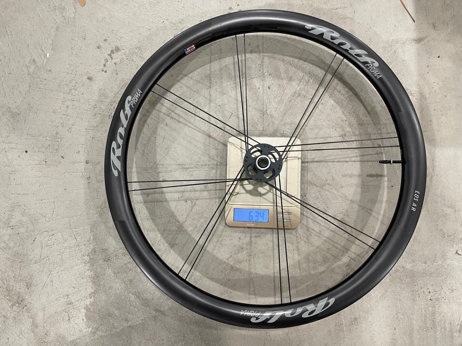 Rolf Prima EOS AR Wheelset review front weight
