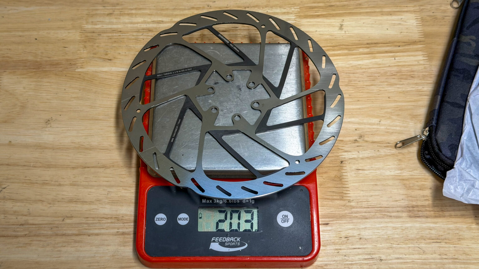 SRAM Maven B1 203mm rotor weight