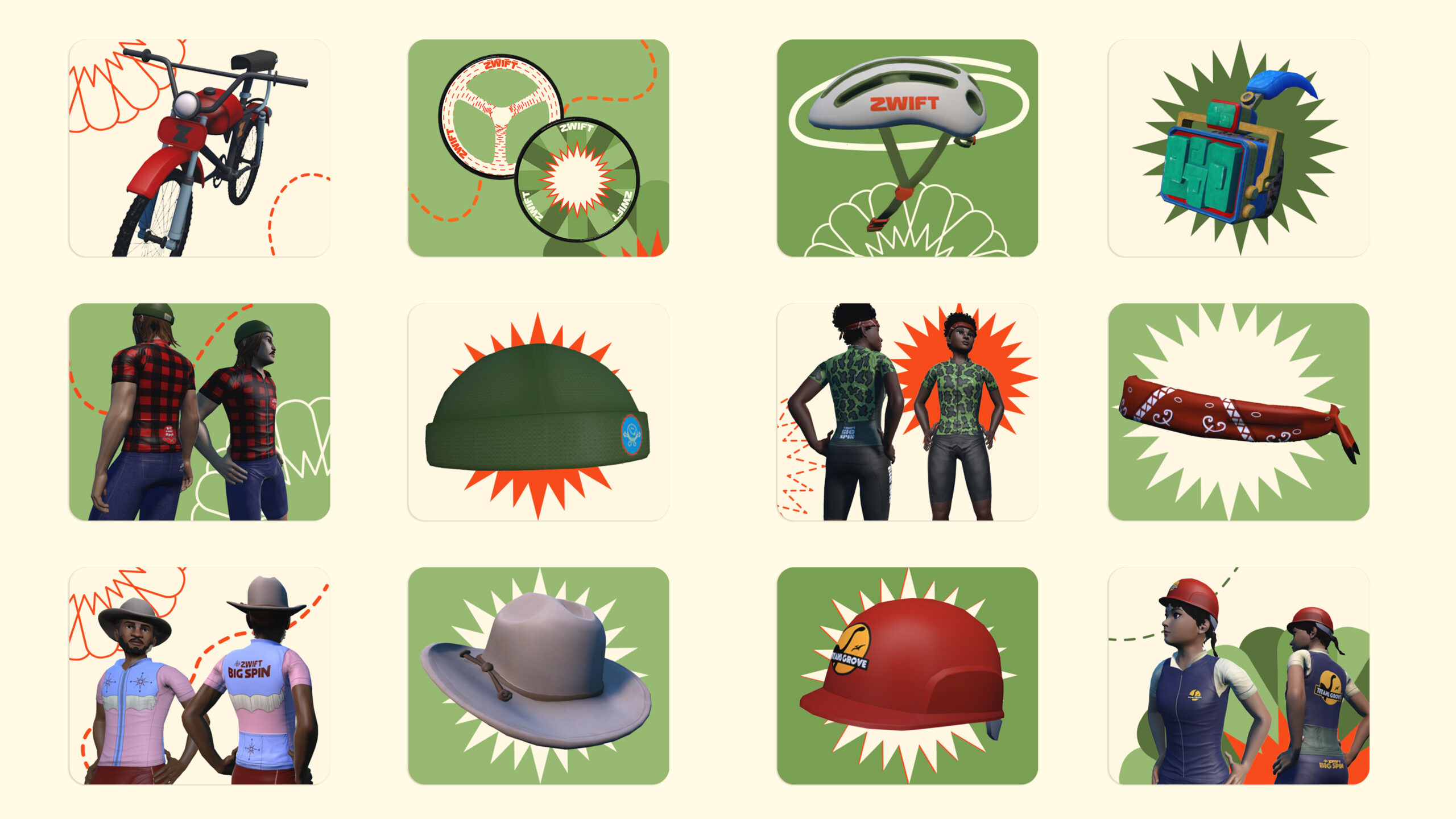 Zwift’s Big Spin caps