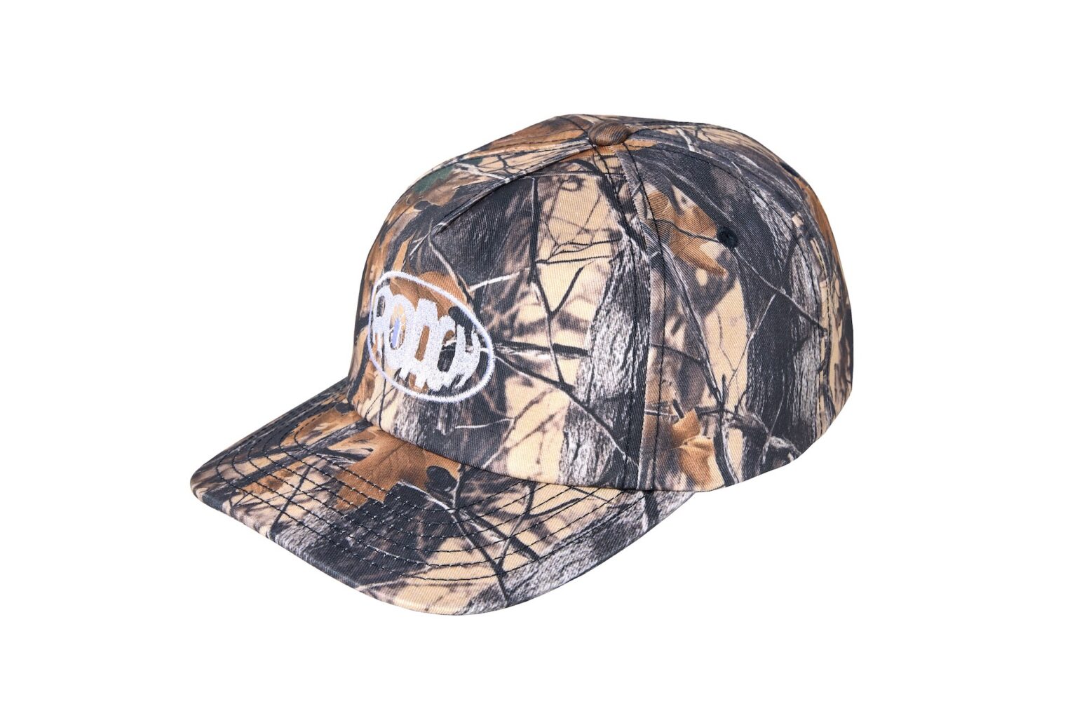 studio image of the roach camo hat