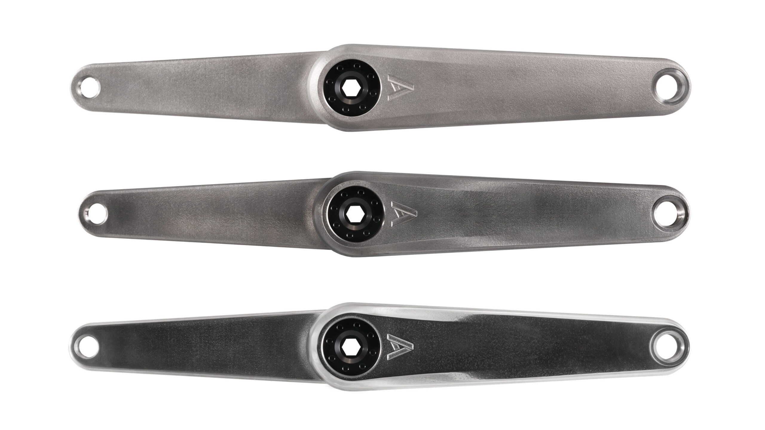 Atherton A.Gr.Ti 3D-printed titanium gravity mountain bike crankset finish options