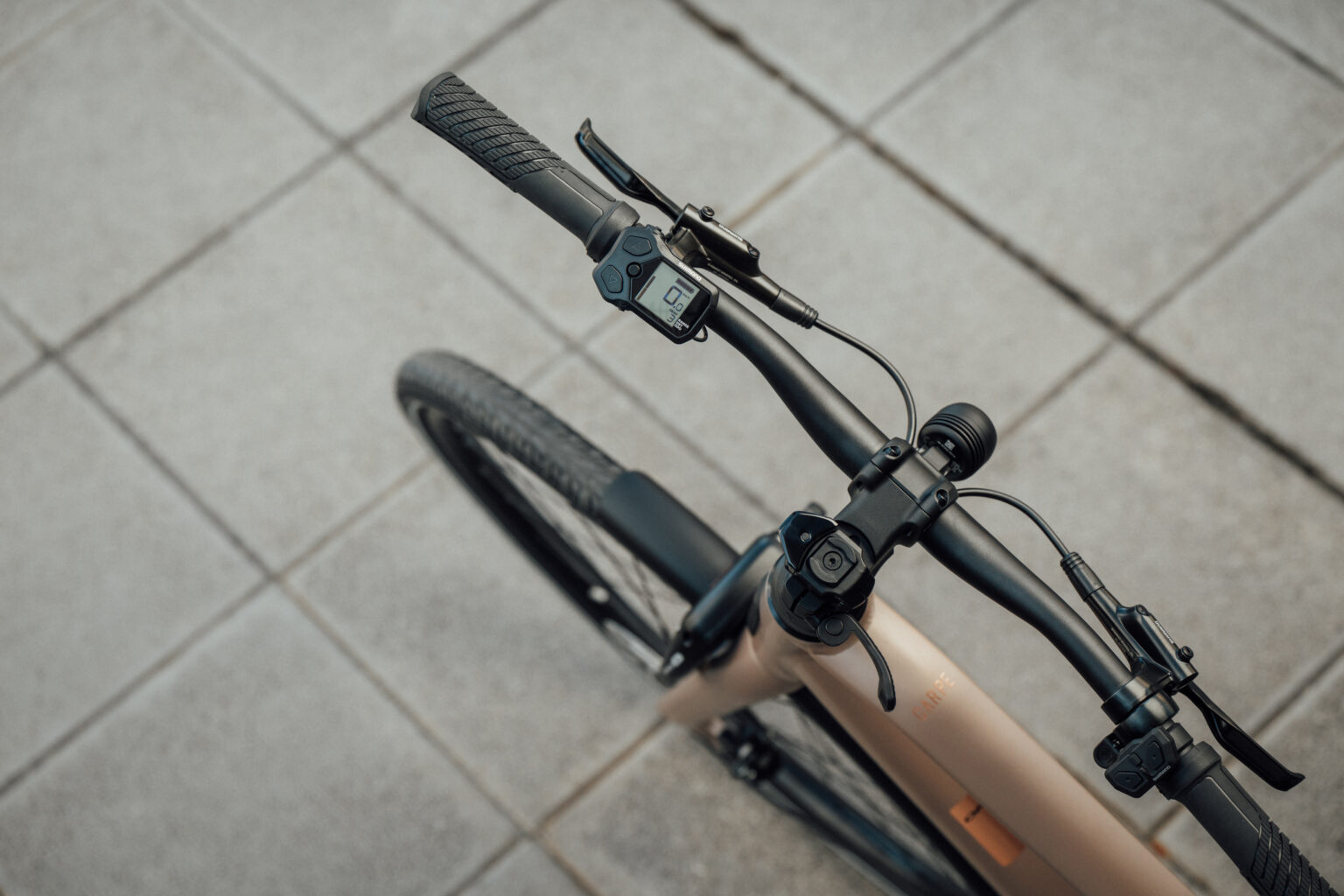 Folding stem on Orbea Carpe