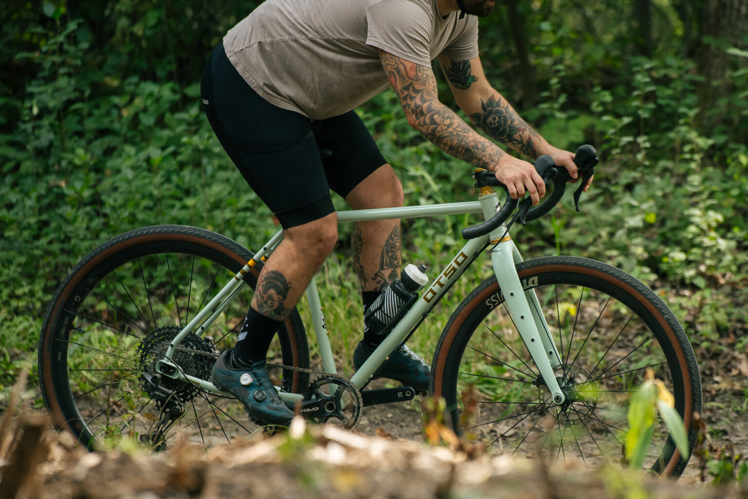 man riding the Otso Warakin