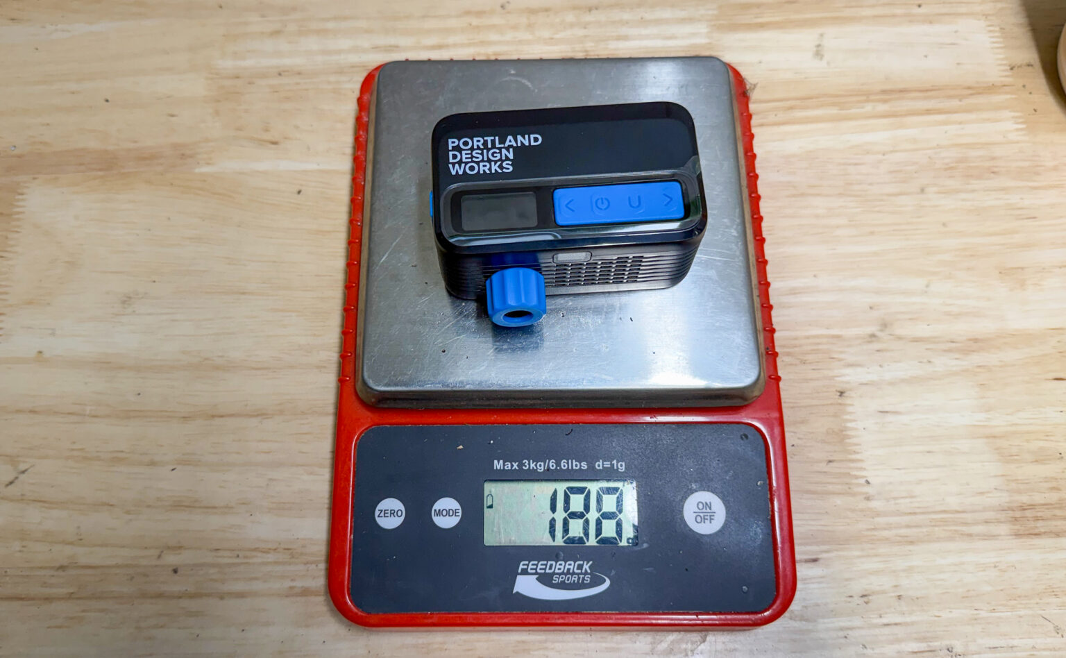 Portland Design Works tire inflator review actual weight