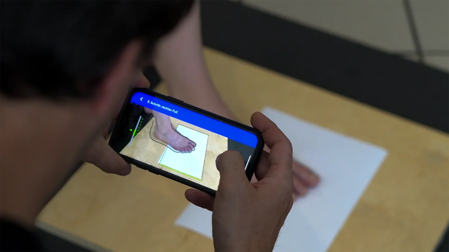 Hezo 3d printed cycling shoes scanning