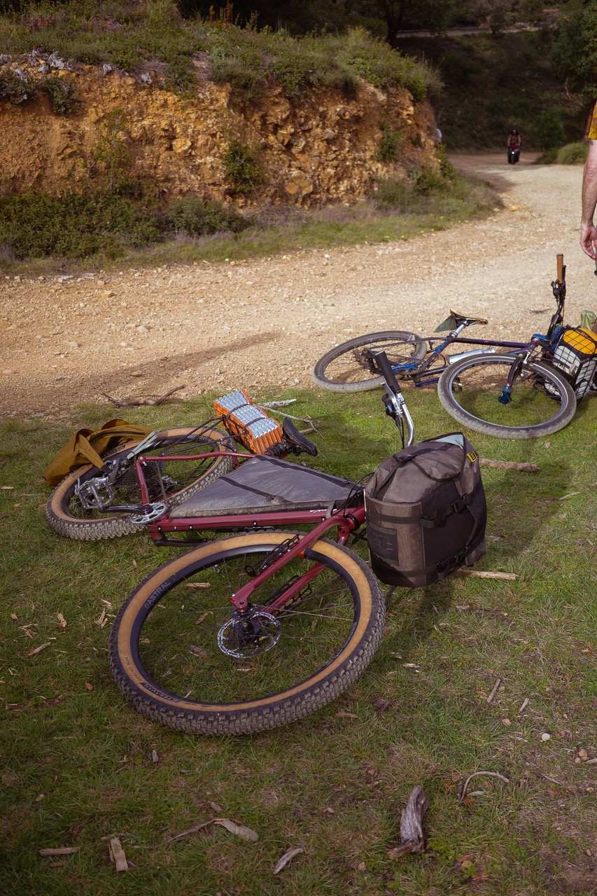 Sklar Bikes PBJ ATB on its side