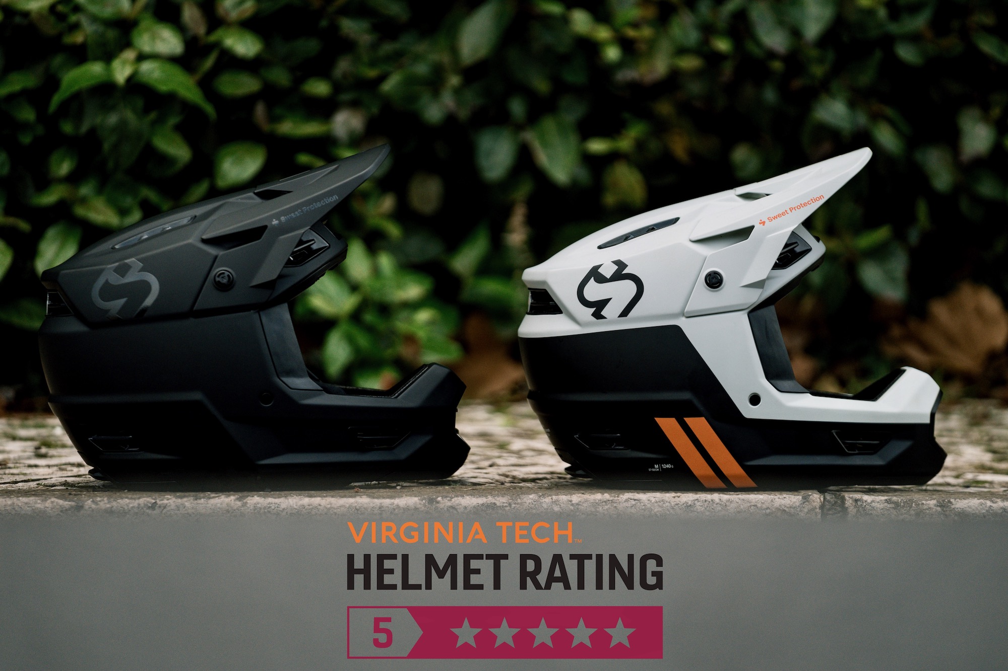 Three Sweet Protection Full Face Helmets Earn 5-Star Virginia Tech Ratings