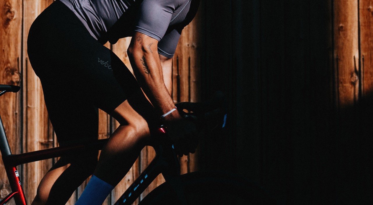 Velocio SS26 Unvailing ultralight bib in action