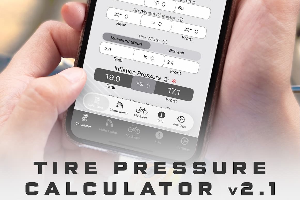 Wolf Tooth Adds 32″, MX & Radial Options to Tire Pressure Calculator to Keep Up with Evolving Tire Market