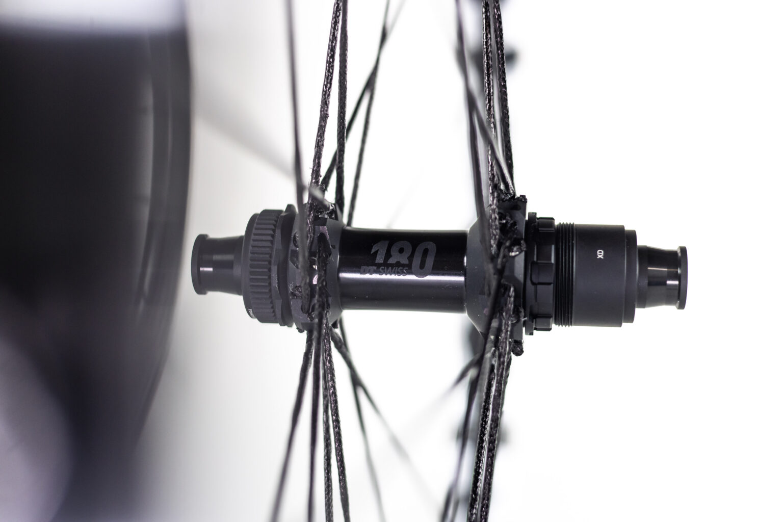 Nobl uses the DT Swiss 180 hub to achieve their desired weight