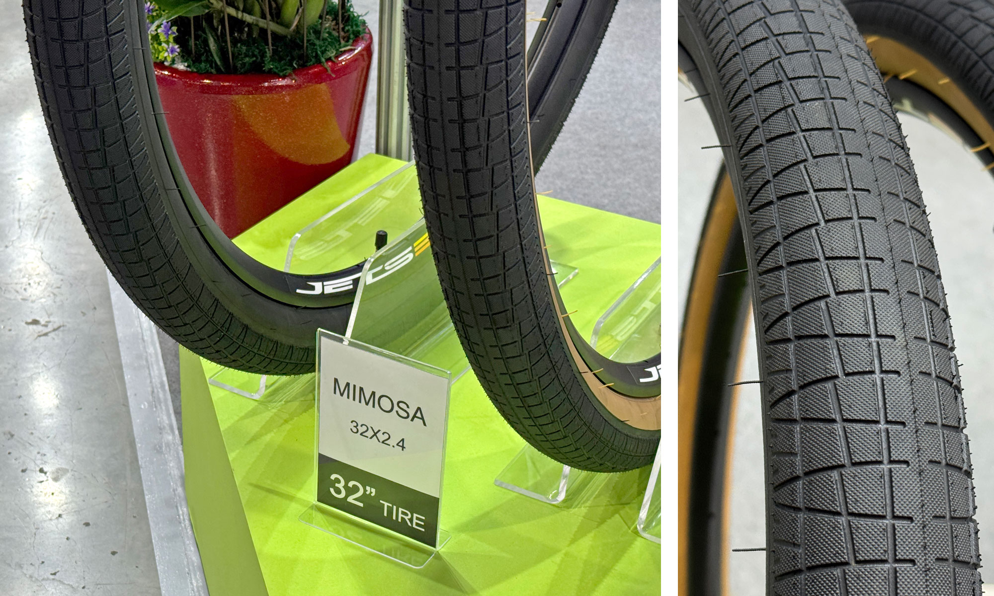 budget 32" tires from the likes of Innova with this gravel or commuter semi-slick will be what makes bigger wheels take hold