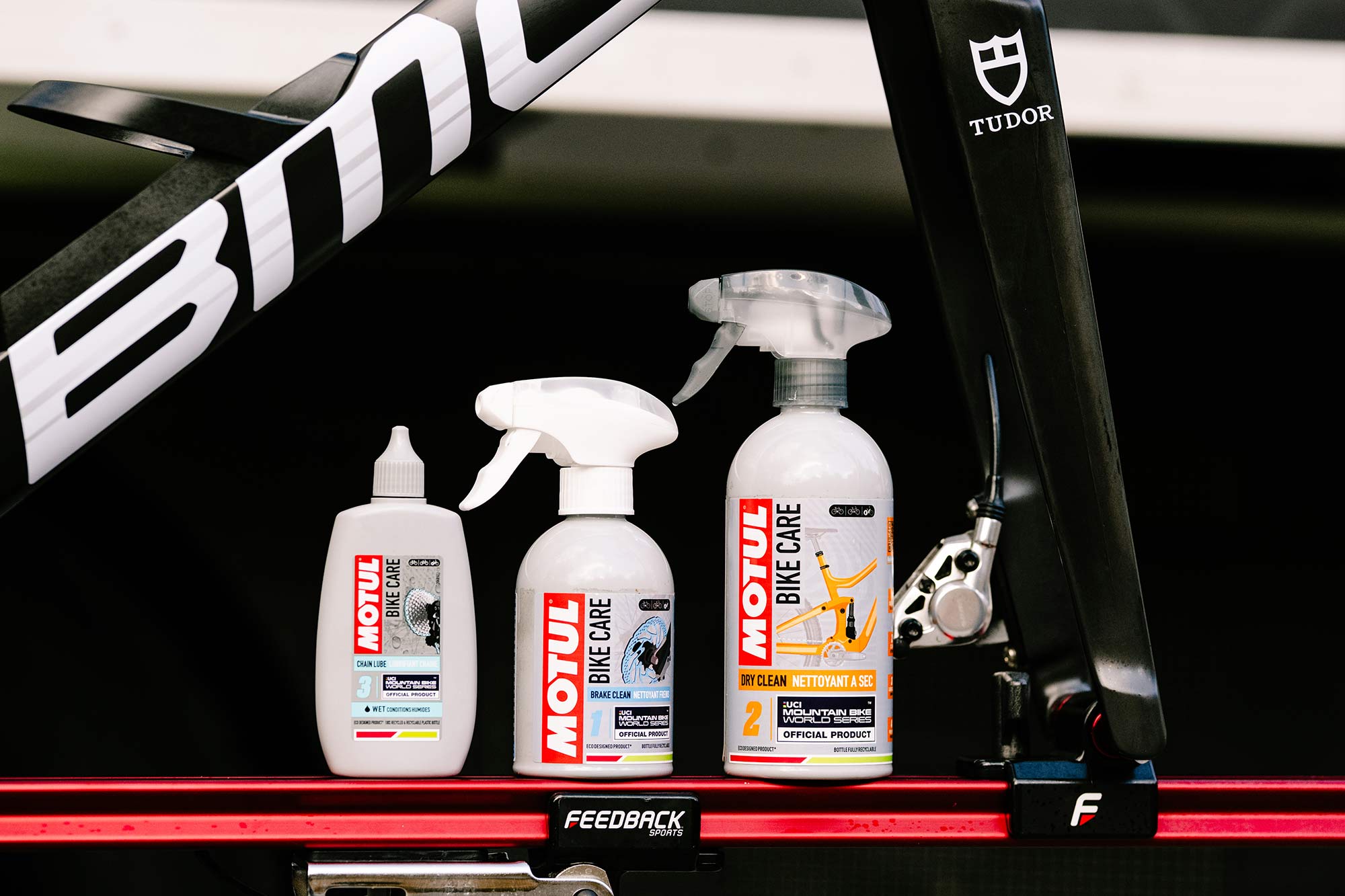 Motul Expands Bike Wash ‘n’ Lube World w/ Tudor Pro Cycling Team
