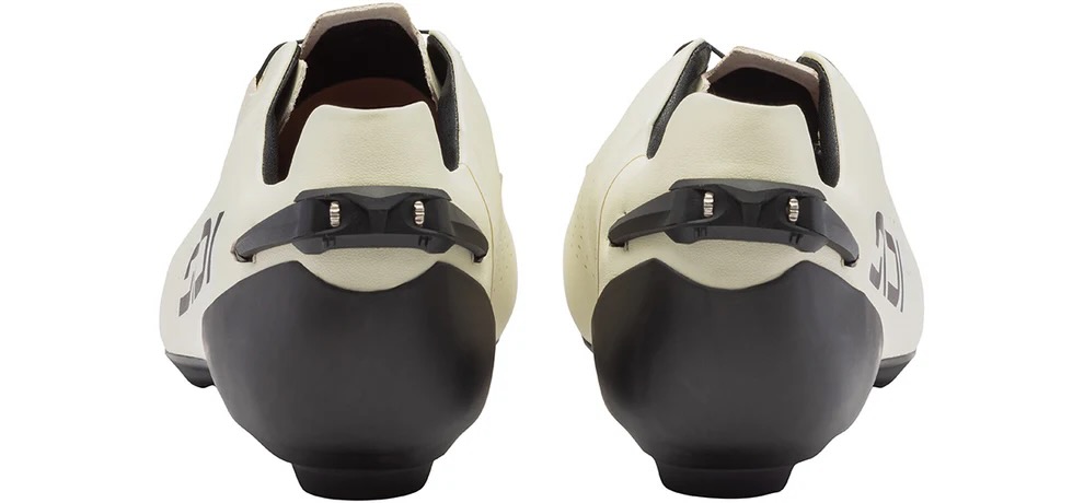 studio image of the SIDI Shot 3 showing the heel adjustment system.