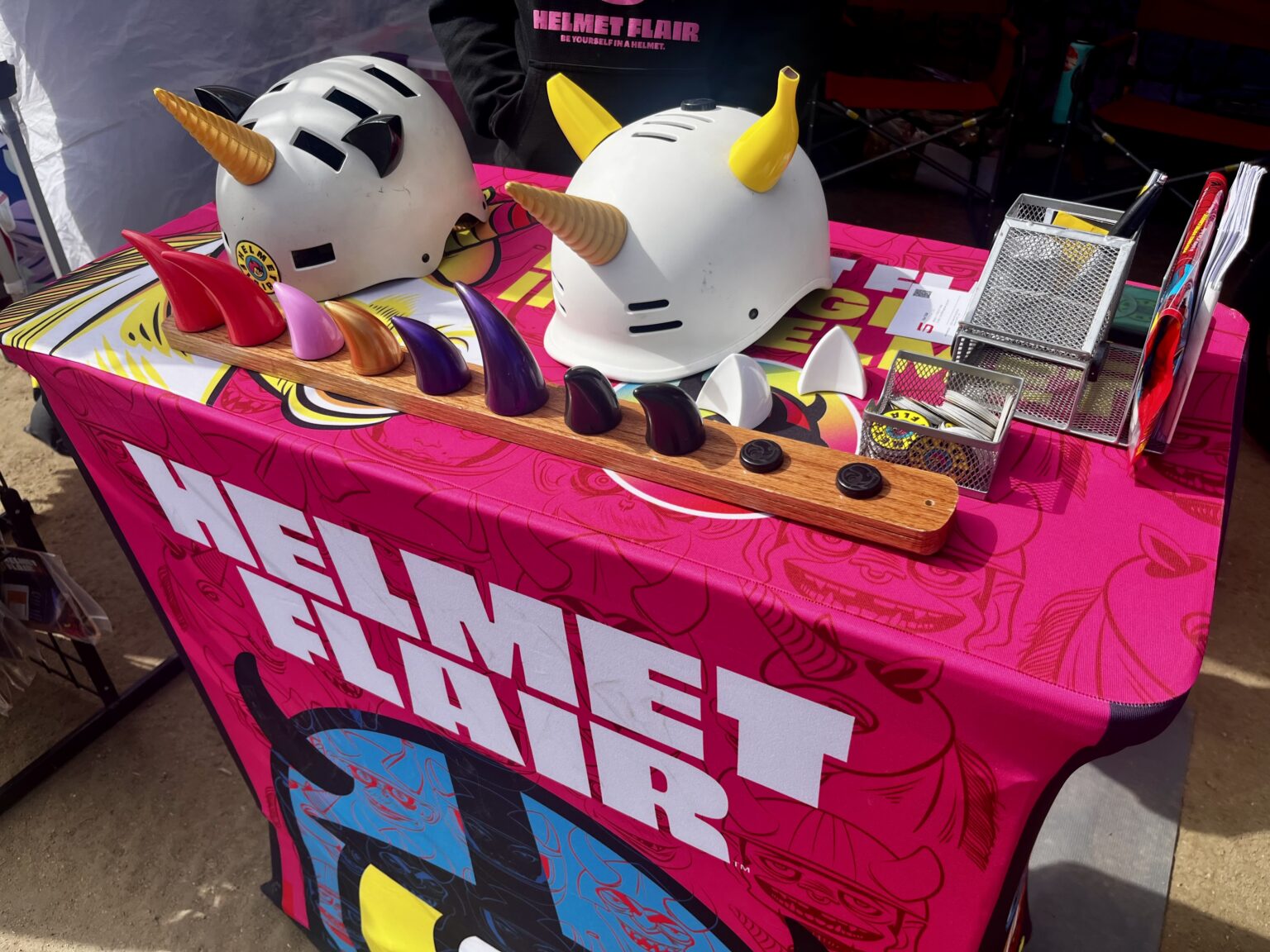 Helmet Flair at Sea Otter