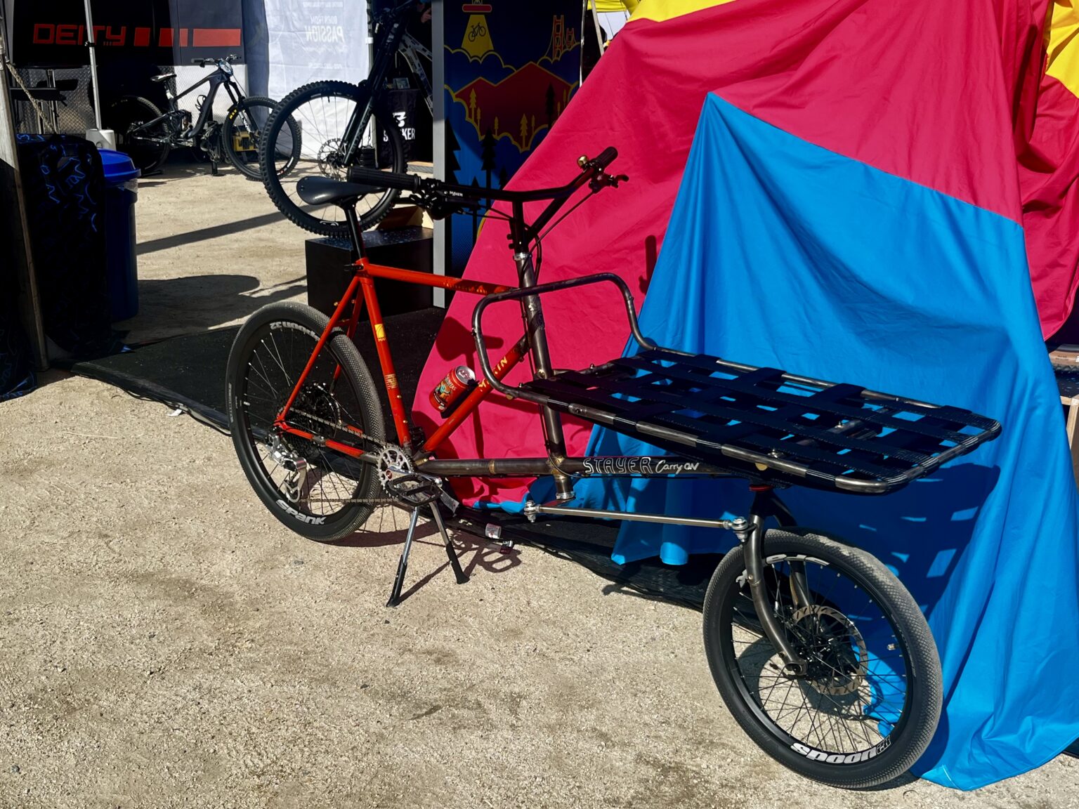 Marin and Stayer cargo bike at Sea Otter