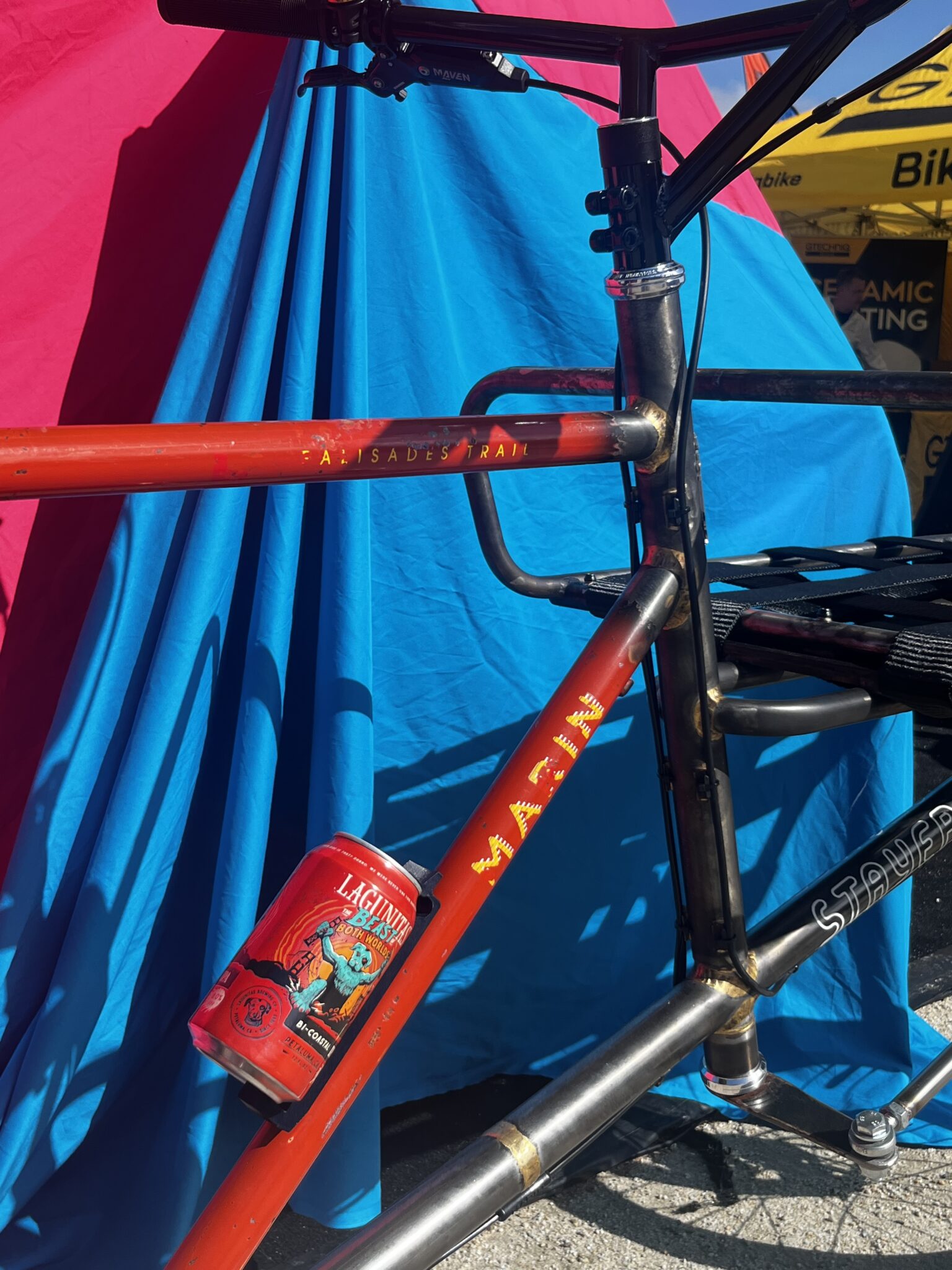 Marin and Stayer cargo bike at Sea Otter
