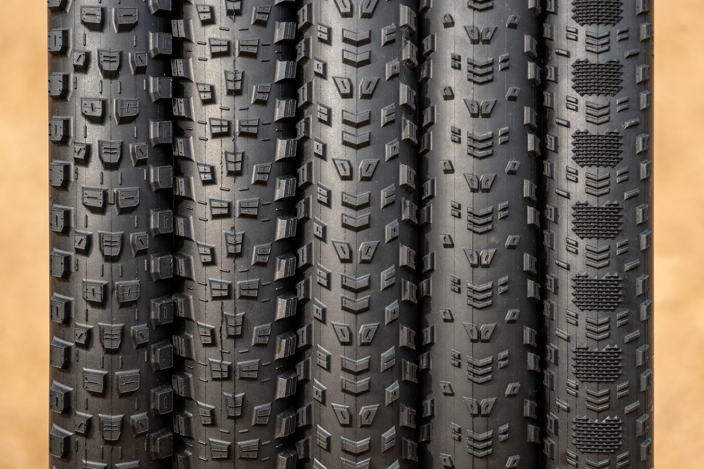 2026 Maxxis 32" tire range now includes 5 different treads, from Gravel to XC to Trail, tread details