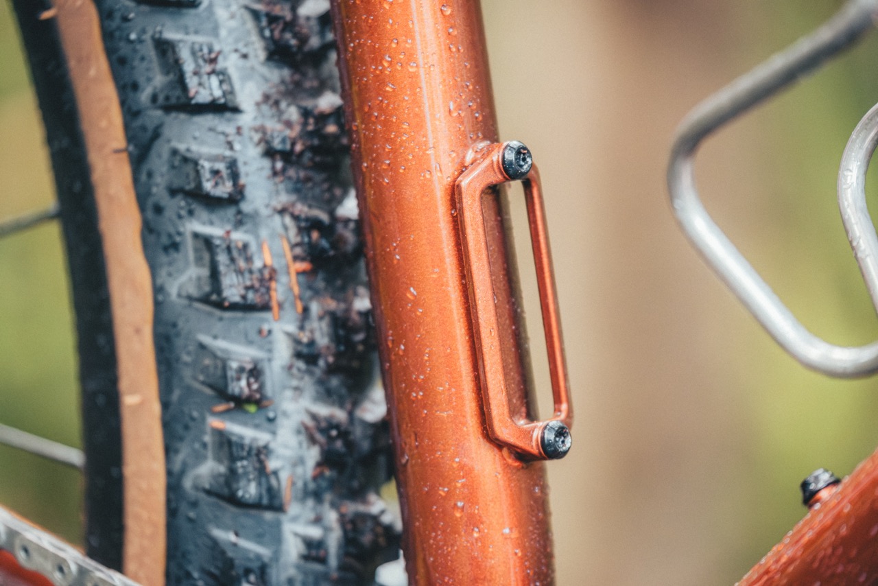 Otso Cycles Hoot Steel Hardtail custom bottle mount