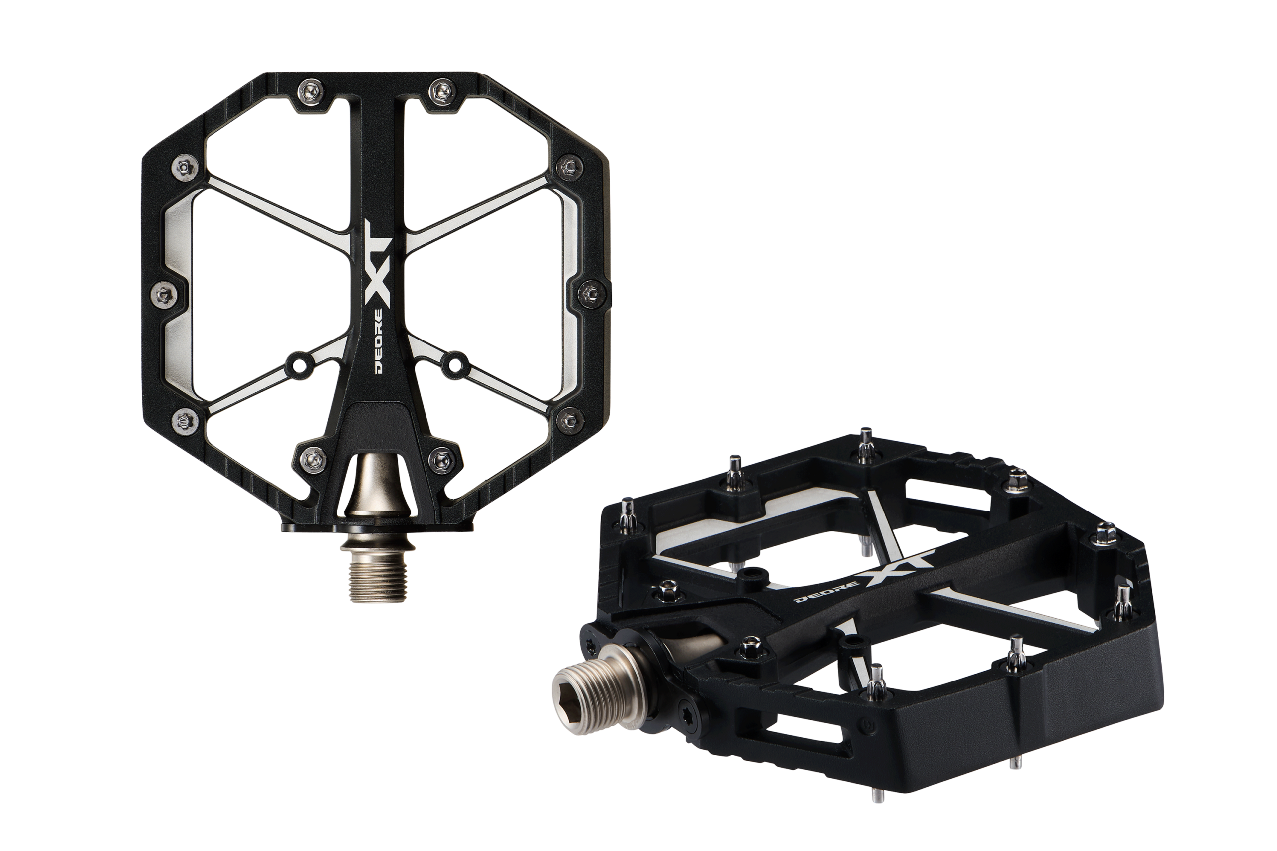 New Shimano XT flat pedals