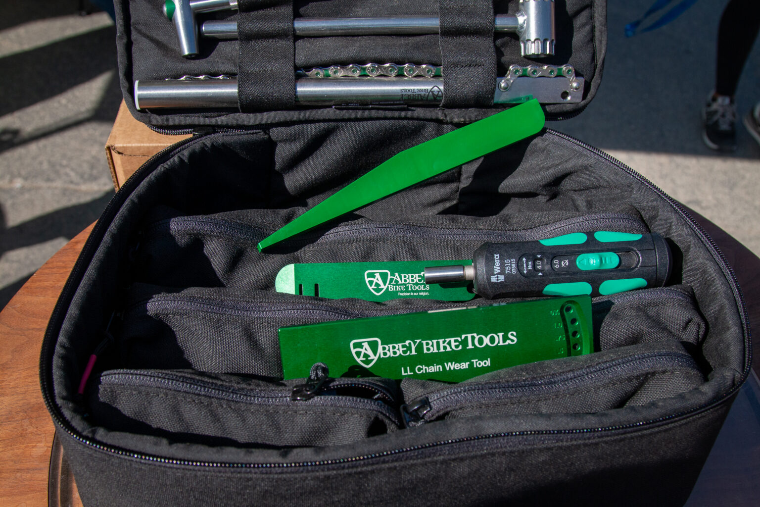Abbey Bike Tools soft sided tool bag tools