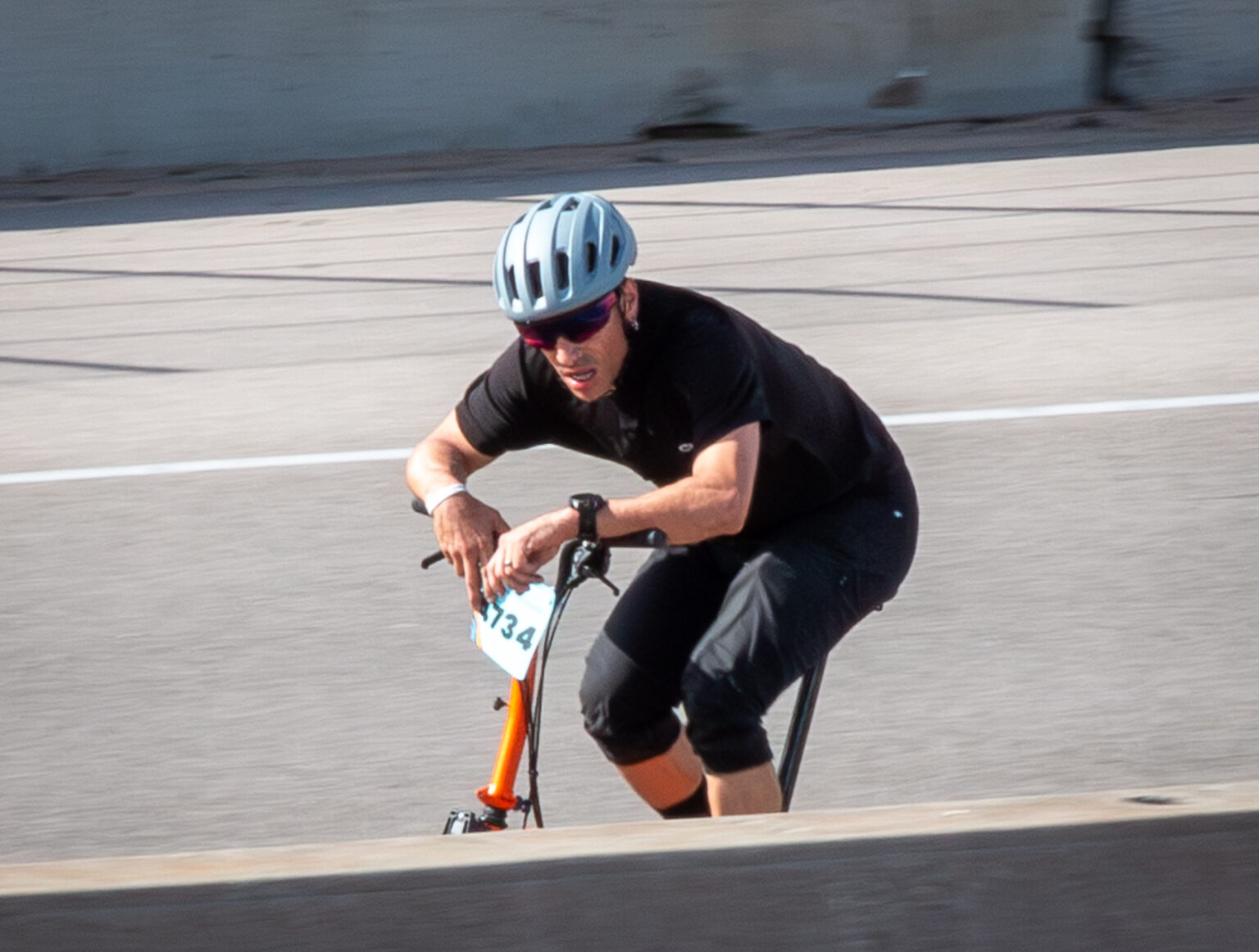 Jordan racing Brompton