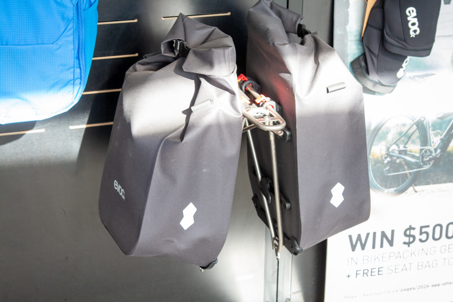 Evoc bike packing bags panniers
