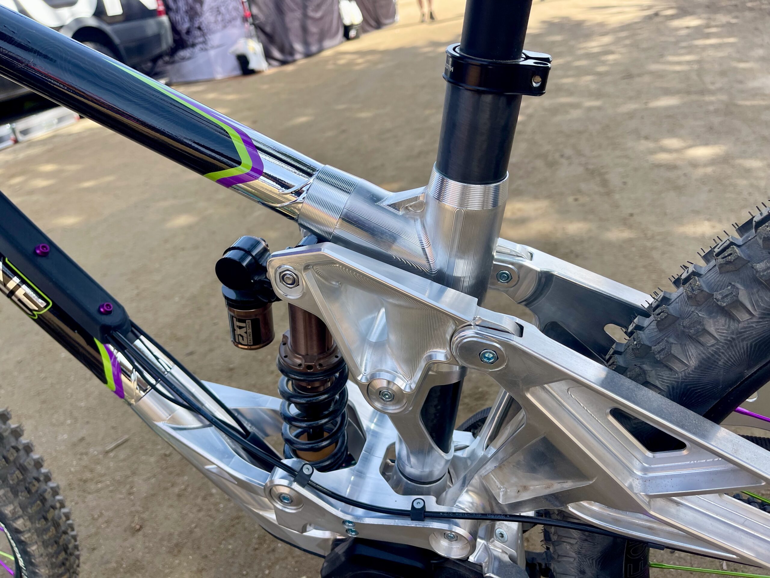 ShredLine Bicycle Co Eden Pinion bike back side