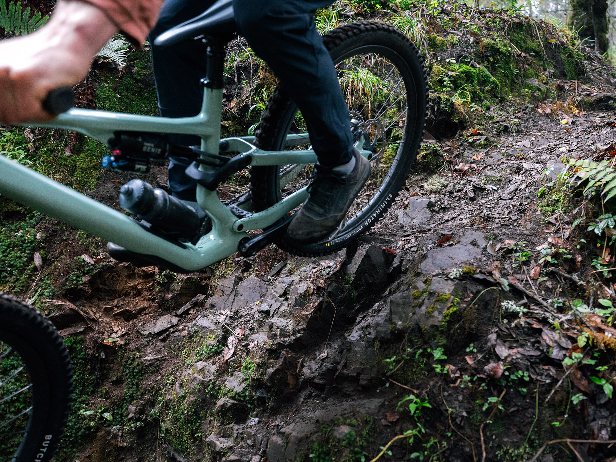 Specialized Grid Gravity Radial mountain bike tires: Butcher & Eliminator for riding wet rocky trails