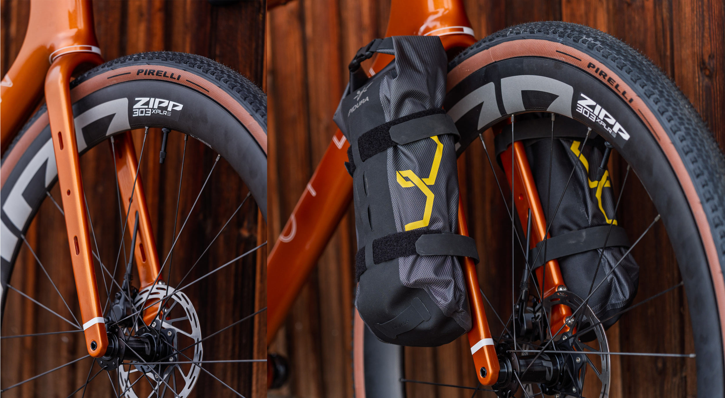 open up 2 adventure u-turn fork shown empty and loaded.