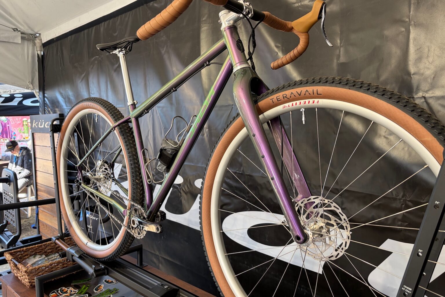 salsa fargo 32 on display int eh Kuat booth